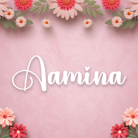 Free photo of Name DP: aamina