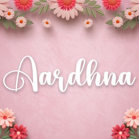 Free photo of Name DP: aardhna