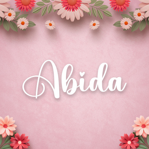 Free photo of Name DP: abida