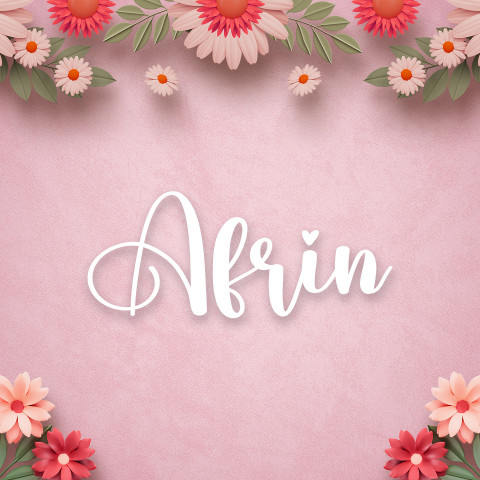 Free photo of Name DP: afrin