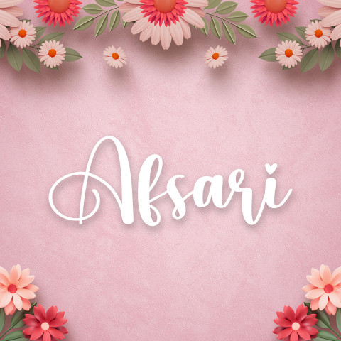 Free photo of Name DP: afsari