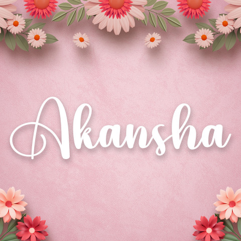 Free photo of Name DP: akansha