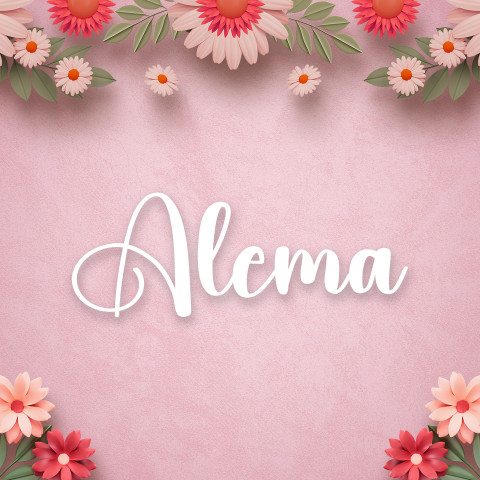 Free photo of Name DP: alema
