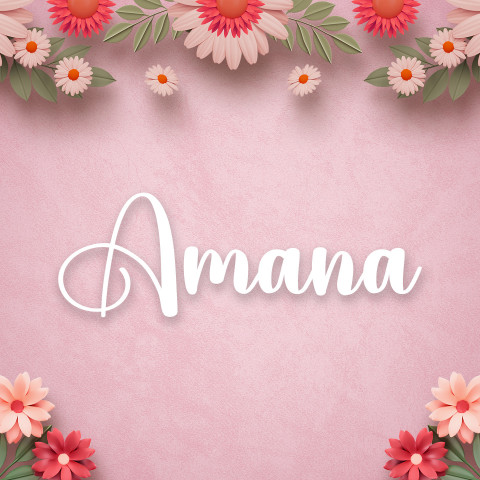 Free photo of Name DP: amana