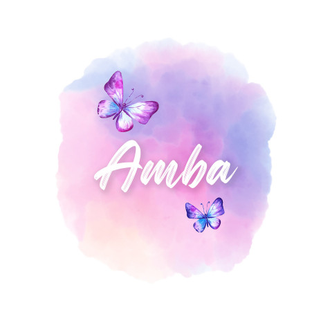 Free photo of Name DP: amba