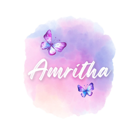 Free photo of Name DP: amritha
