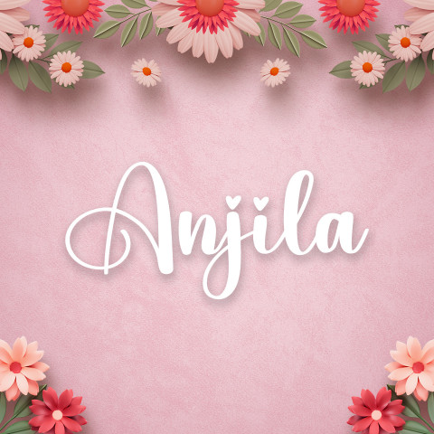 Free photo of Name DP: anjila