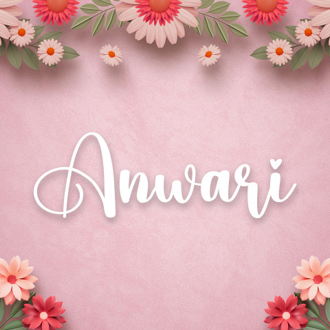 Free photo of Name DP: anwari