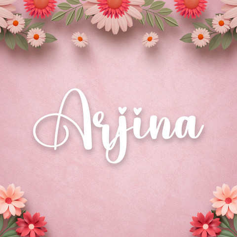 Free photo of Name DP: arjina