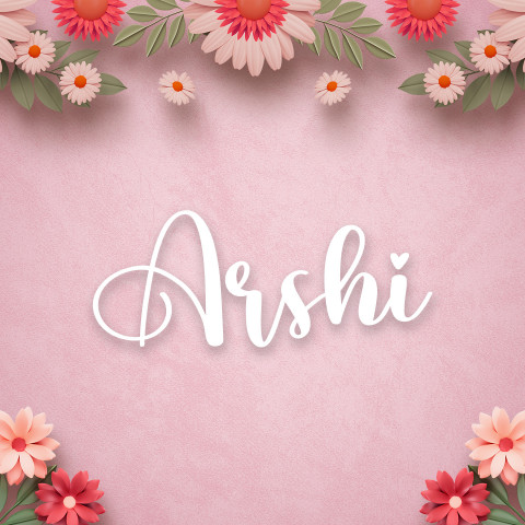 Free photo of Name DP: arshi