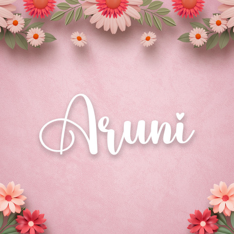 Free photo of Name DP: aruni