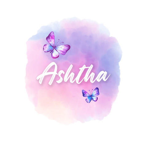 Free photo of Name DP: ashtha