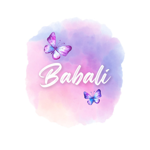 Free photo of Name DP: babali