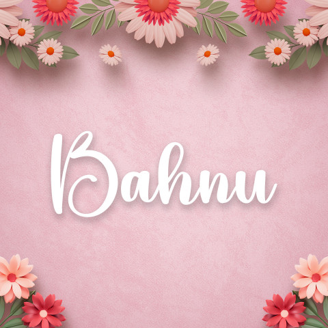 Free photo of Name DP: bahnu