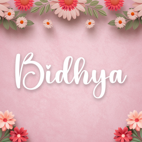 Free photo of Name DP: bidhya