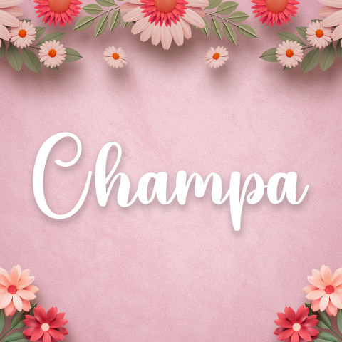 Free photo of Name DP: champa