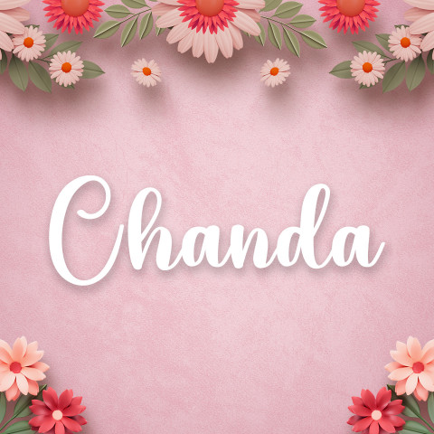 Free photo of Name DP: chanda