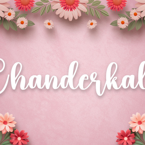 Free photo of Name DP: chanderkali