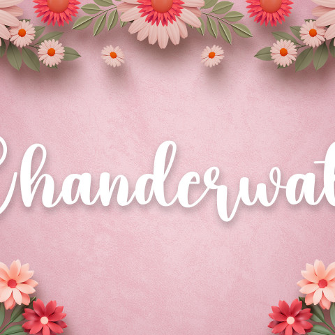 Free photo of Name DP: chanderwati