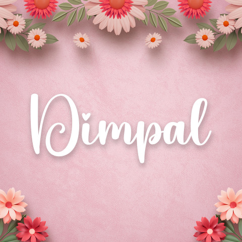 Free photo of Name DP: dimpal