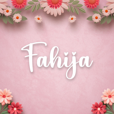 Free photo of Name DP: fahija