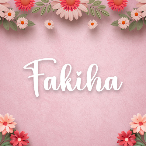 Free photo of Name DP: fakiha