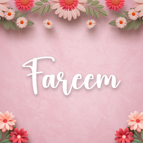 Free photo of Name DP: fareem