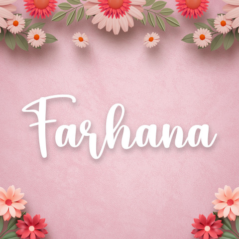 Free photo of Name DP: farhana