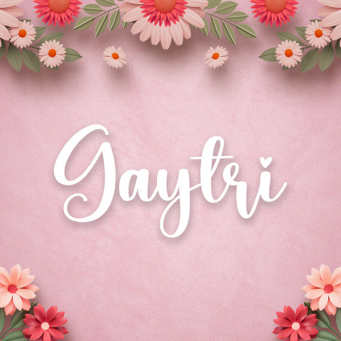 Free photo of Name DP: gaytri