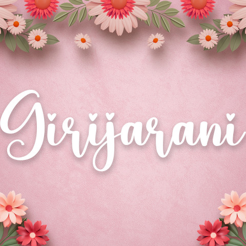 Free photo of Name DP: girijarani