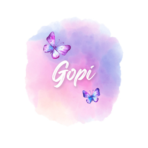 Free photo of Name DP: gopi