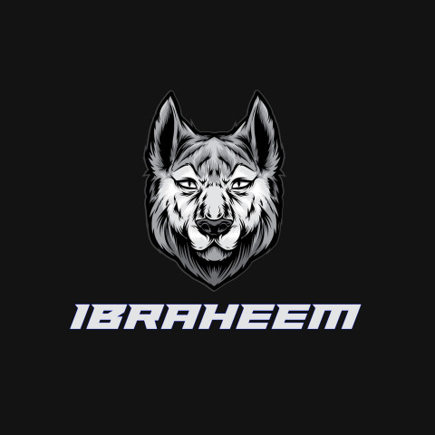 Free photo of Name DP: ibraheem