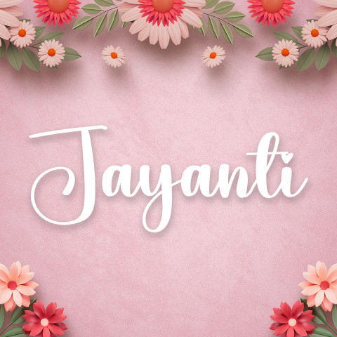 Free photo of Name DP: jayanti
