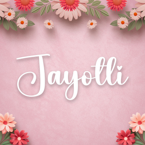 Free photo of Name DP: jayotli