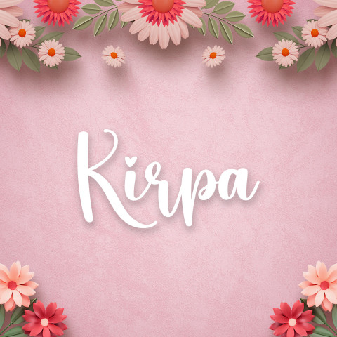 Free photo of Name DP: kirpa