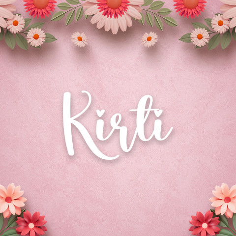 Free photo of Name DP: kirti