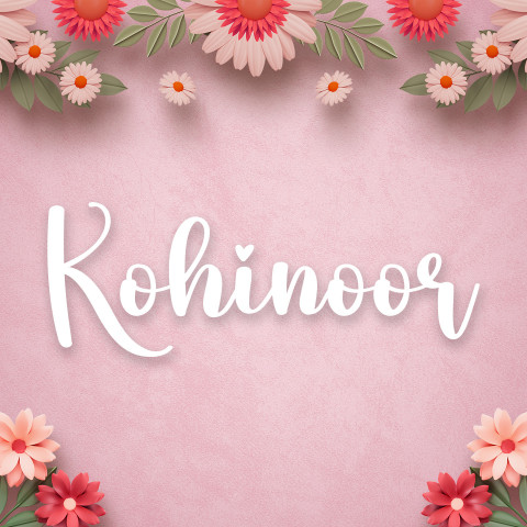 Free photo of Name DP: kohinoor