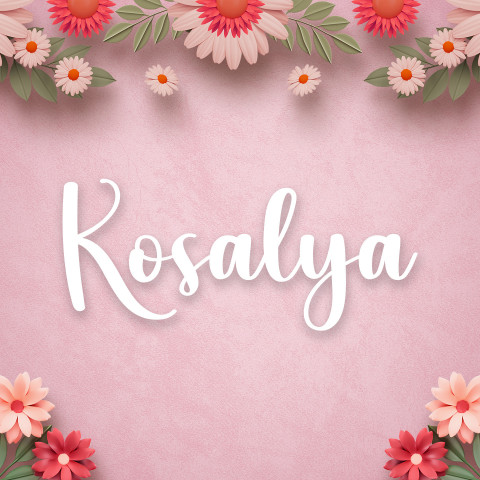 Free photo of Name DP: kosalya