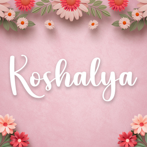 Free photo of Name DP: koshalya