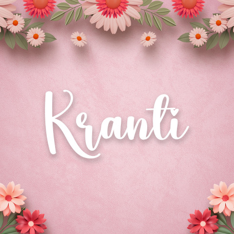 Free photo of Name DP: kranti