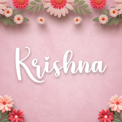 Free photo of Name DP: krishna