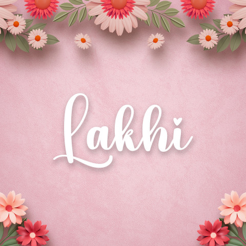 Free photo of Name DP: lakhi