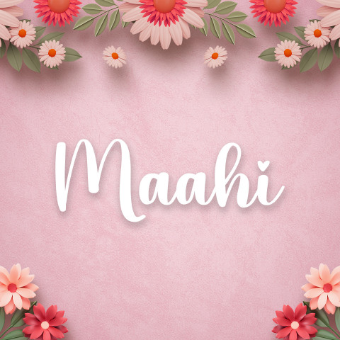 Free photo of Name DP: maahi