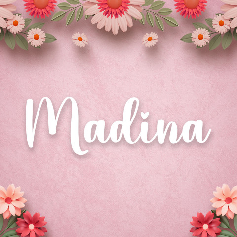 Free photo of Name DP: madina