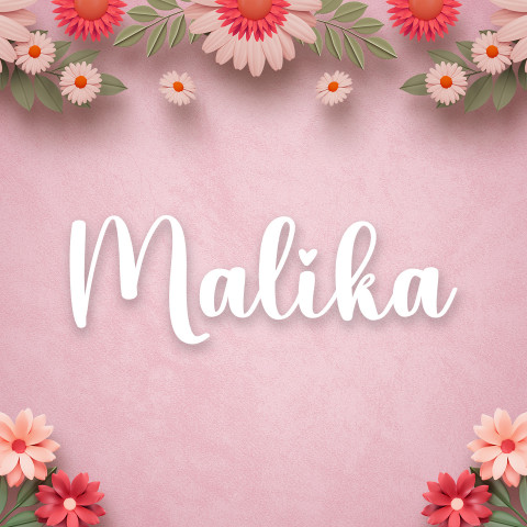 Free photo of Name DP: malika