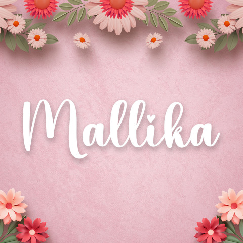 Free photo of Name DP: mallika