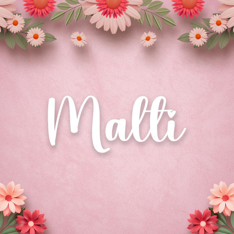 Free photo of Name DP: malti