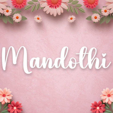 Free photo of Name DP: mandothi