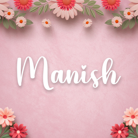 Free photo of Name DP: manish