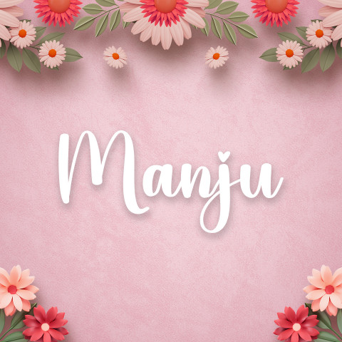 Free photo of Name DP: manju